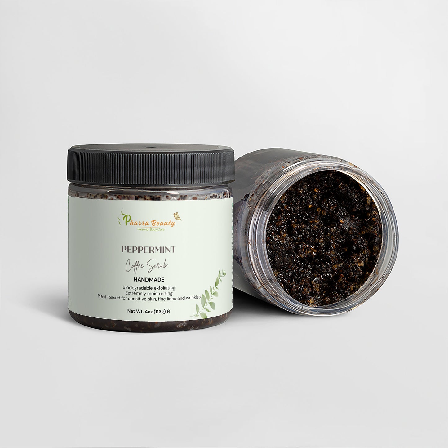peppermint coffee scrub