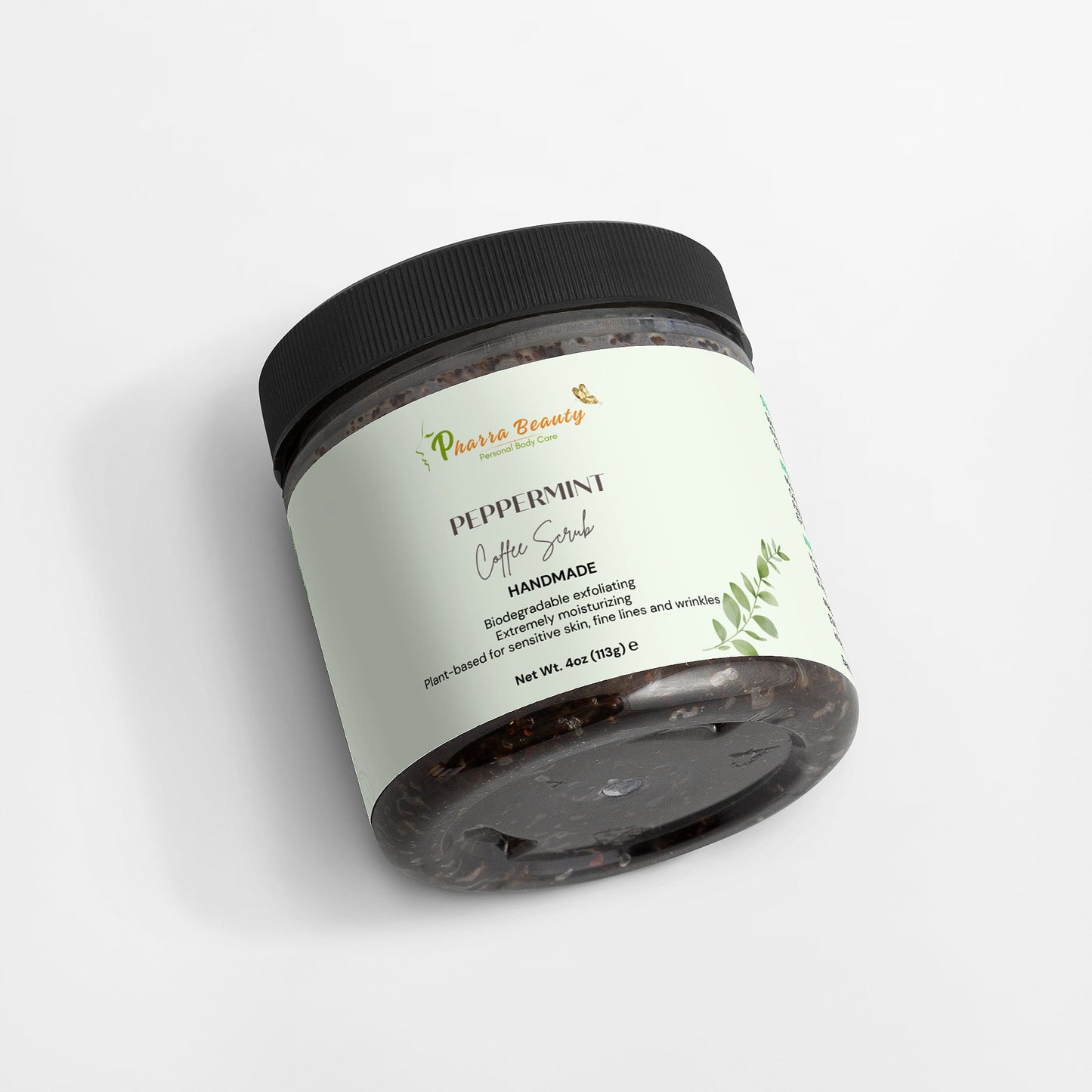 peppermint coffee scrub