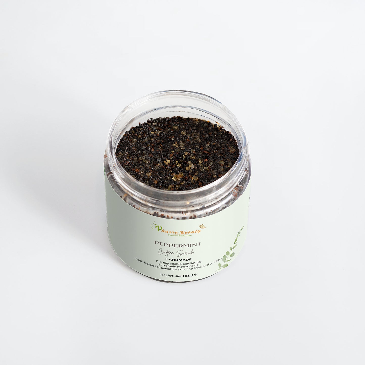 peppermint coffee scrub