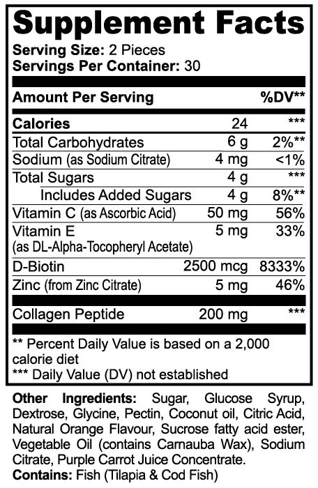 collagen gummies (adult)