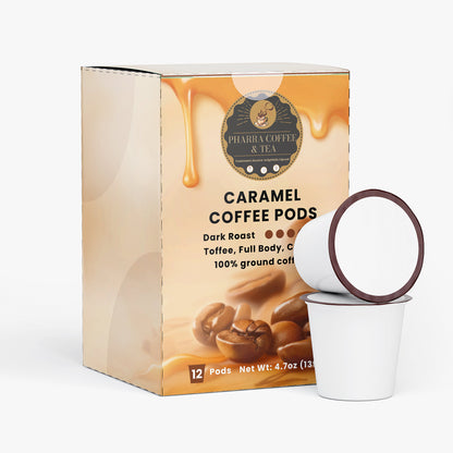 Caramel Coffee Pods (Dark Roast)