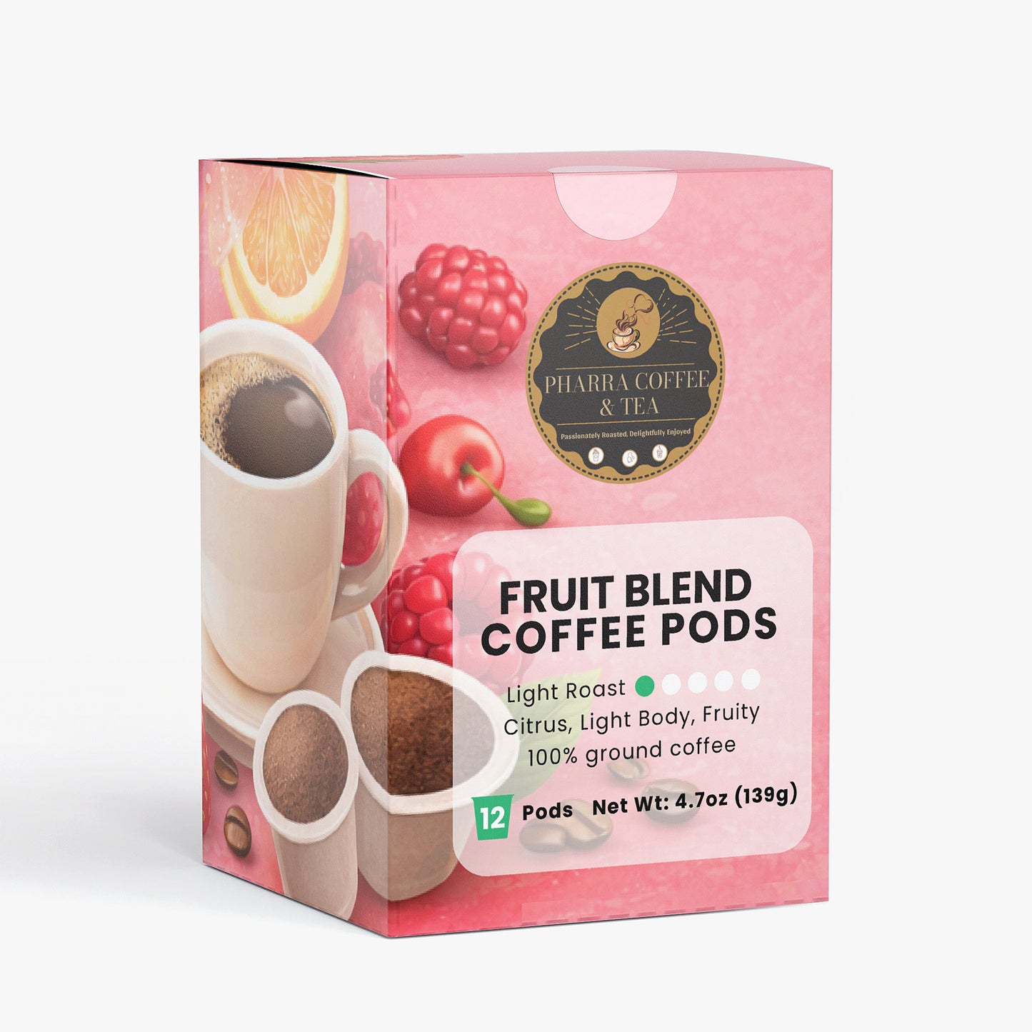 fruity bloom coffee pods (light roast)