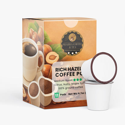 Rich Hazelnut Coffee Pods (Medium Roast)