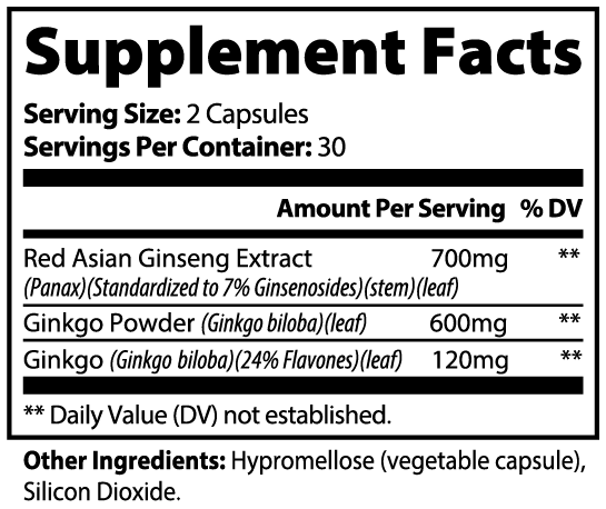 ginkgo biloba + ginseng
