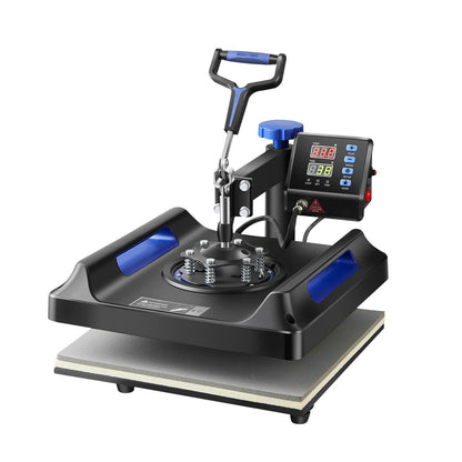 Heat Press Machine 8 in 1 Combo, Heat Press 15x15 in, Swing Away T Shirt Printing Machine Digital Control, Multifunction Transfer Machine Sublimation, for T-Shirt Hat Cap Mug Plate