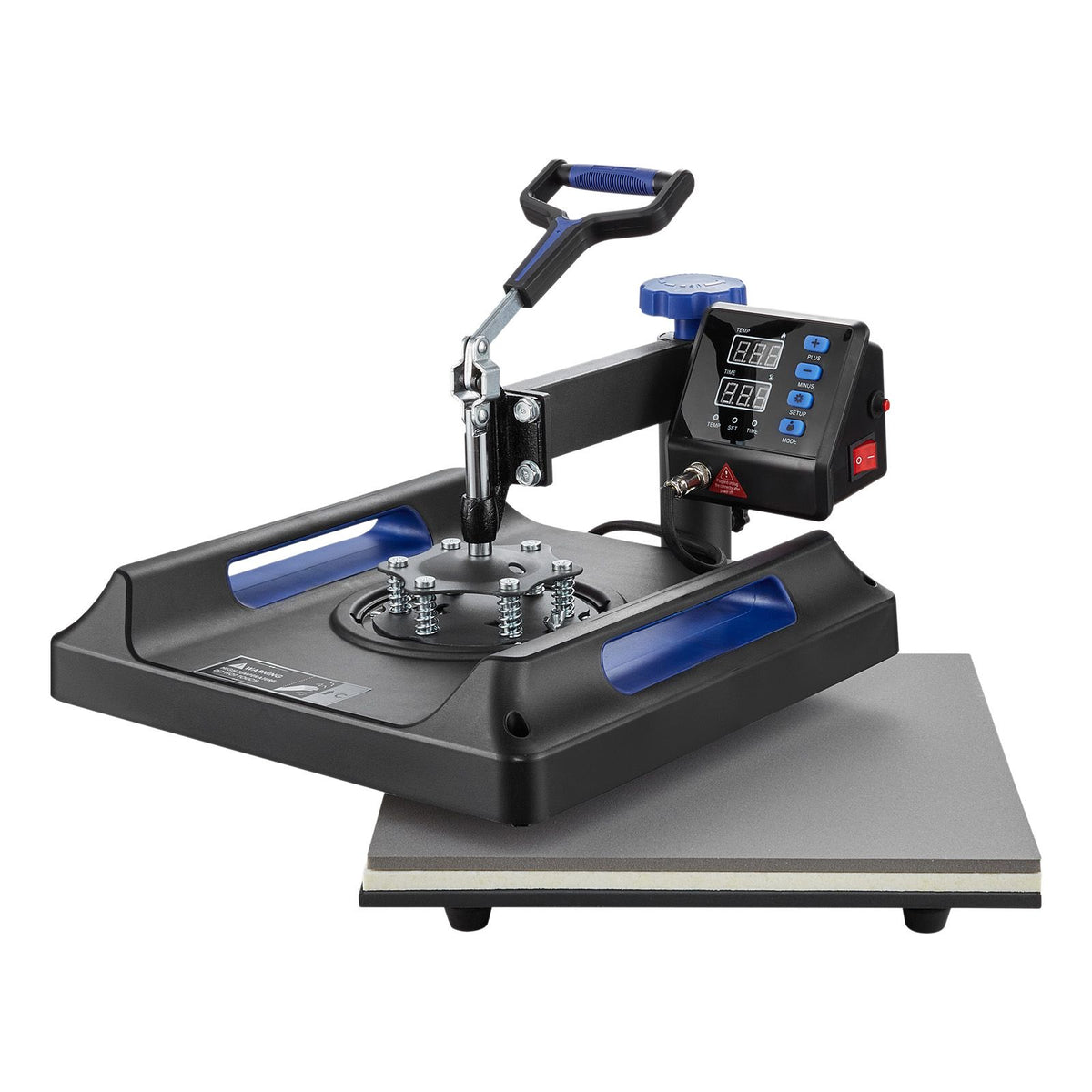 Heat Press Machine 8 in 1 Combo, Heat Press 15x15 in, Swing Away T Shirt Printing Machine Digital Control, Multifunction Transfer Machine Sublimation, for T-Shirt Hat Cap Mug Plate