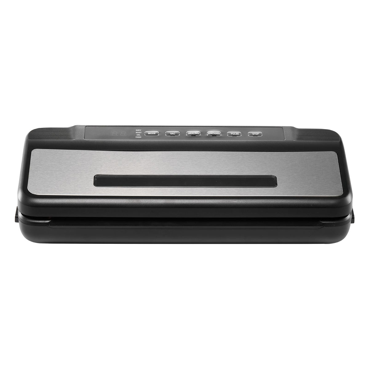 vacuum sealer machine, 80kpa 120w powerful compact food sealer, 7-in-1 multi-functional food vacuum sealer, automatic air sealing system with built-in cutter with 10 vacuum bags & 1 bag roll
