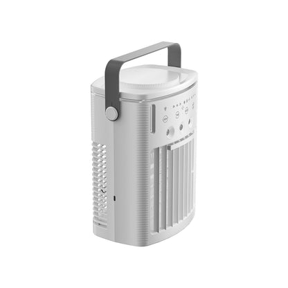 Portable Air Conditioner, 4-in-1 Evaporative Air Cooler with Remote Control, 3-Speed Mini Air Conditioner with Timer, 3 Mist Levels, 1L Water Tank, 120° Oscillating Mini AC Fan for