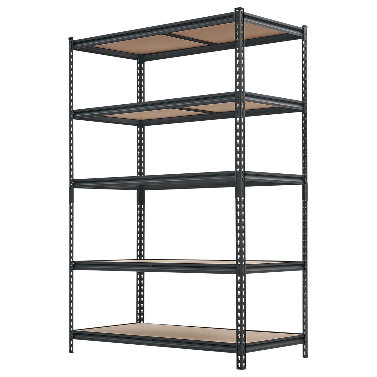 Storage Shelves, 5-Tier Adjustable, 3000 lbs Capacity, Heavy Duty Garage Storage Shelving Unit, Metal Utility Rack Shelf, for Garage Workshop Warehouse Basement, 48.35" W x 24.37" D x 71.38" H