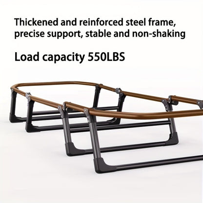 1-pack American style patio folding bed, outdoor patio furniture, comfortable ergonomic single recliner, patio chaise folding bed with mattress, garden, patio furniture, portable p