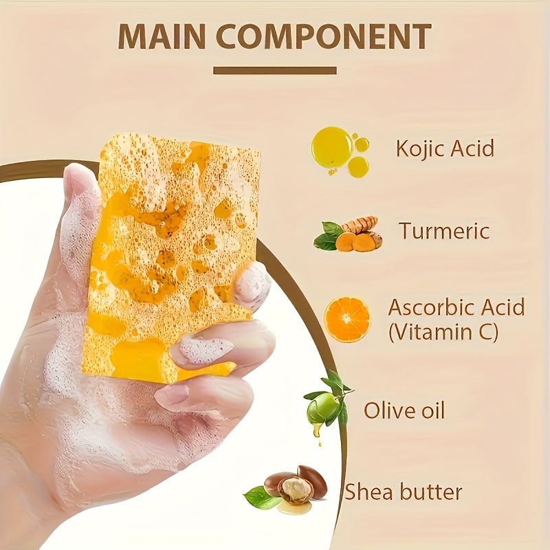natural turmeric soap bar for face & body