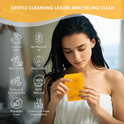 Natural Turmeric Soap Bar for Face & Body