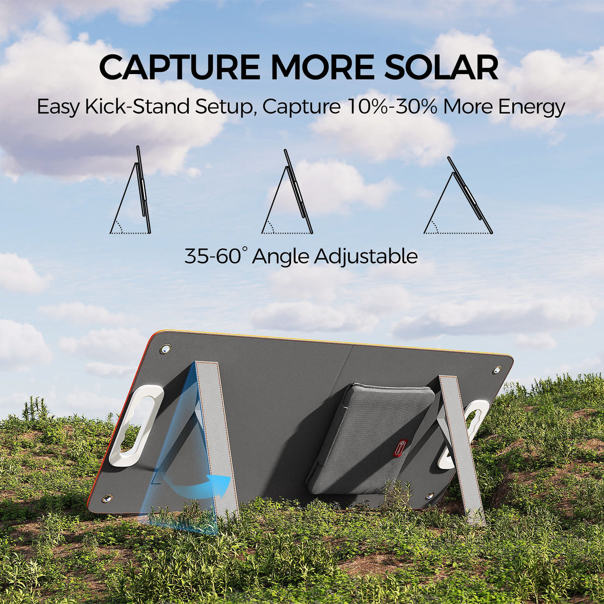 flashfish p66a 200w solar generator &foldable solar panel, portable power station battery pack with ac/usb/dc output, 144.3wh with multiple adapters for camping, gift home emergenc