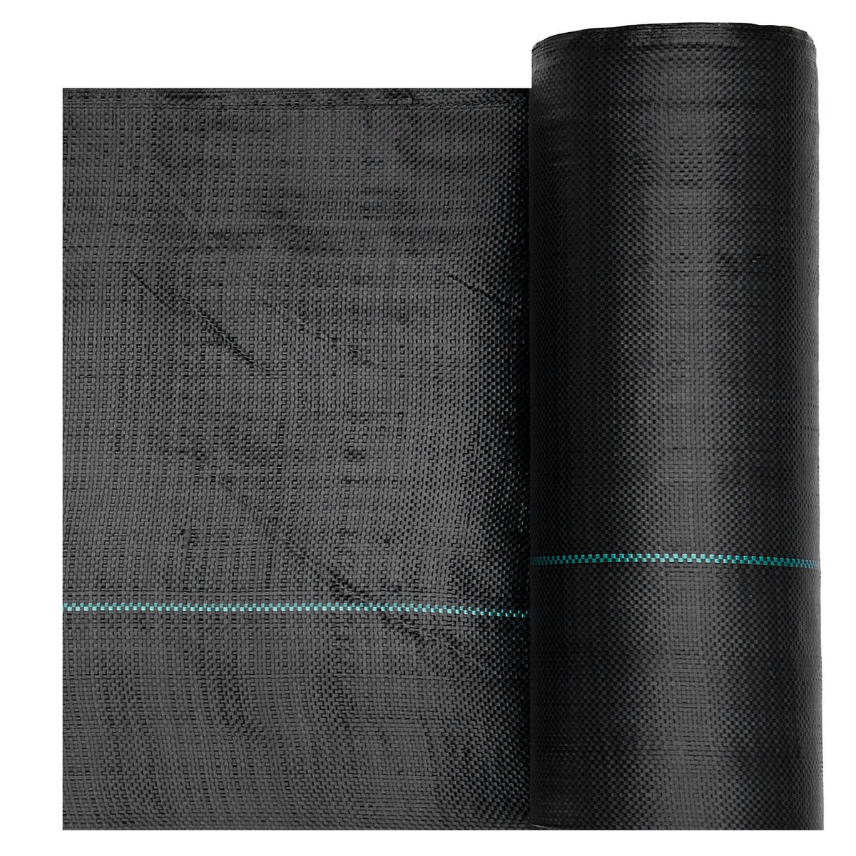 Weed Barrier Fabric Heavy Duty, 2 Packs 3x50FT 3.2oz Weed Blocker Fabric, Woven Landscape Fabrics, Garden Fabrics Weeds Barrier, Weeds Control Ground Cover, Geotextile Webbing, Black
