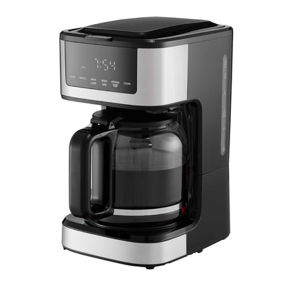 Programmable Coffee Maker, 12 Cup Programmable Drip Coffee Makers with Touch Screen, 4-Hour Keep Warm Coffee Makers Drips, 2 Brew Strengths Drip Coffee Machine for Home, 24-Hour Pr
