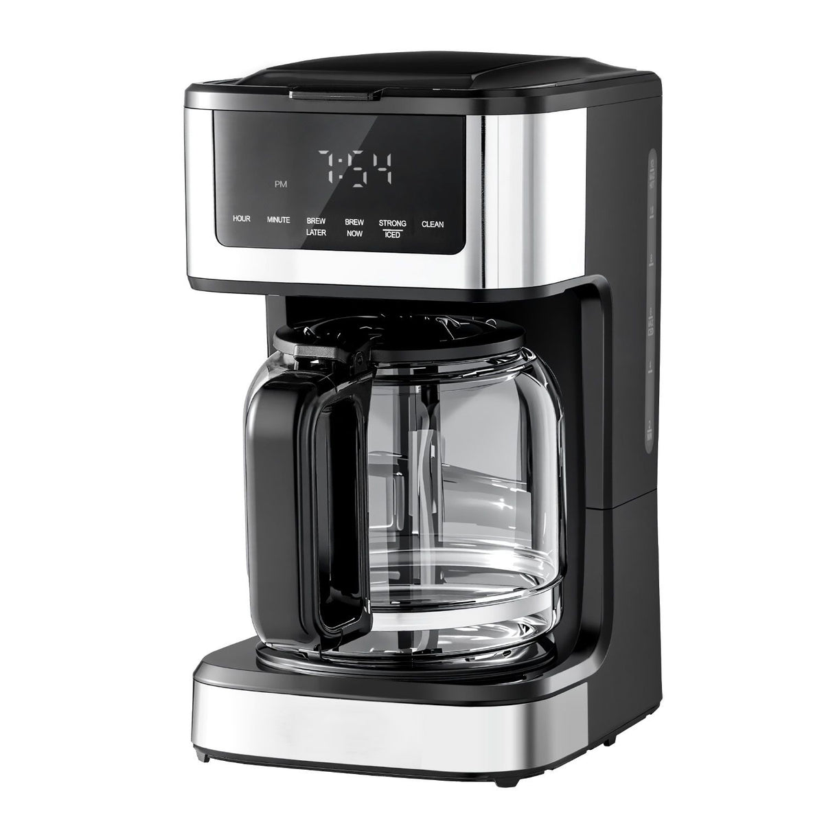 Programmable Coffee Maker, 12 Cup Programmable Drip Coffee Makers with Touch Screen, 4-Hour Keep Warm Coffee Makers Drips, 2 Brew Strengths Drip Coffee Machine for Home, 24-Hour Pr