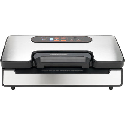 Vacuum Sealer Machine, 90Kpa 130W Powerful Dual Pump and Dual Sealing, Dry and Moist Food Storage, Automatic and Manual Air Sealing System with Built-in Cutter, with Seal Bag and External Hose