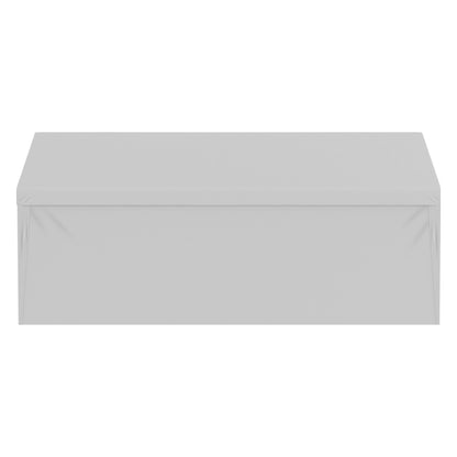 Carport Replacement Canopy Cover Top + Side Wall 10 x 20 ft, Garage Tent Shelter Tarp Heavy-Duty Waterproof & UV Protected, Easy Installation with Ball Bungees,Grey (Frame Not Included)