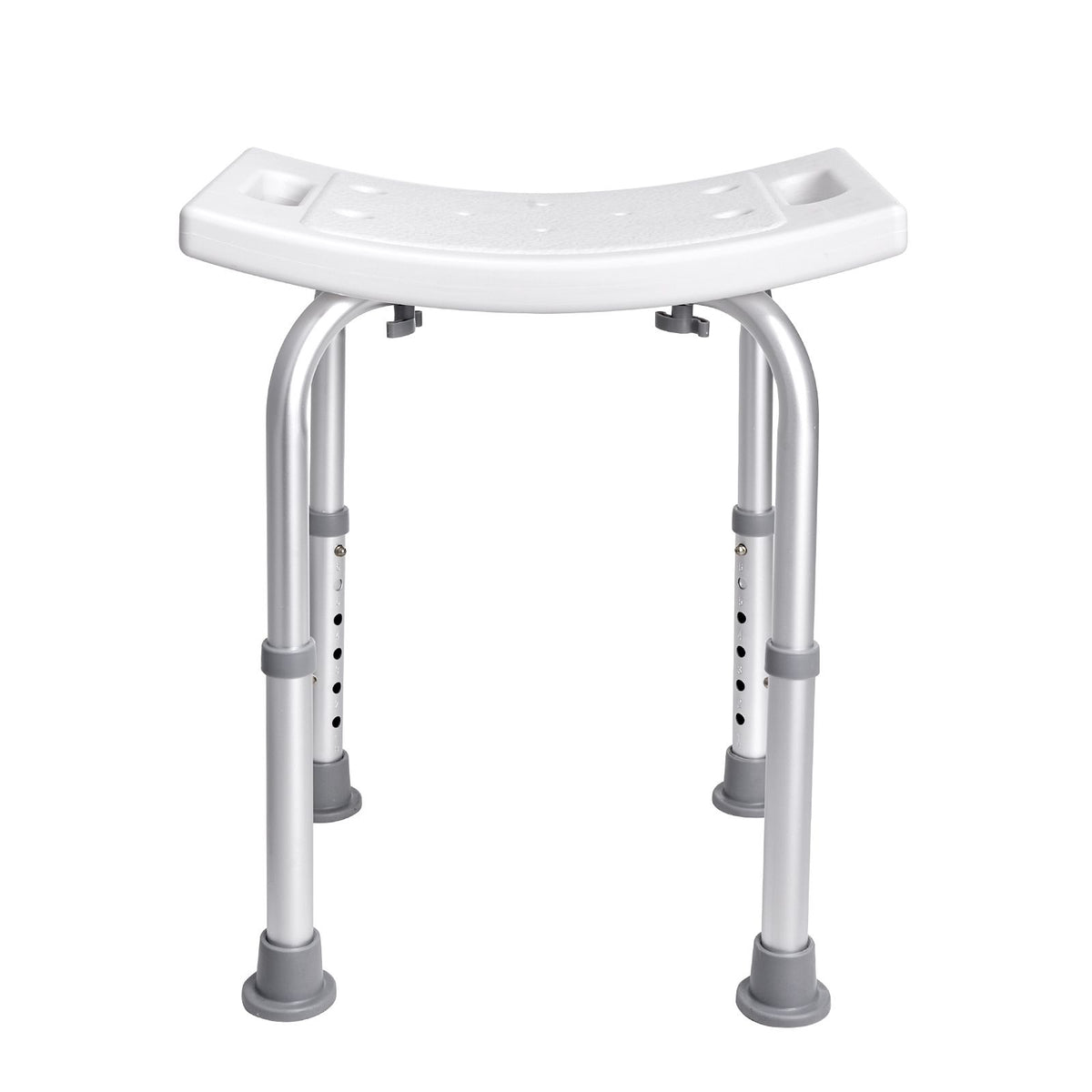 shower chair, adjustable height shower stool with built-in handles, shower seat for inside shower or tub, non-slip bench bathtub stool seat for elderly disabled handicap, 158.8 kg 