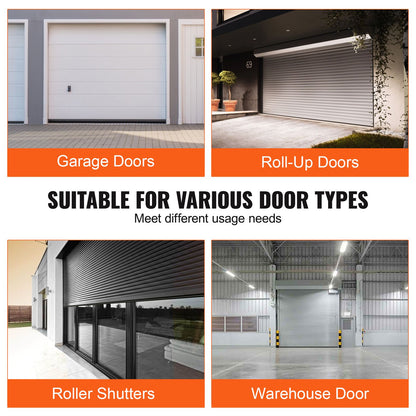 Garage Door Seals Bottom Rubber, U Shape +O Ring Garage Door Weather Stripping, Universal Weatherproof Threshold Buffering Sealing Rubber , 5/16 inch T-ends and 3 3/4 inch Width (10 Ft, Black)