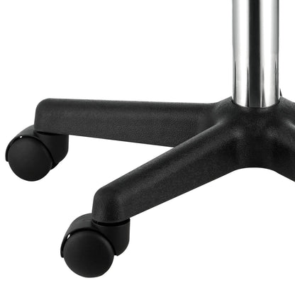 Rolling Stools with Wheels, 400 LBS Weight Capacity Adjustable Height Stool with Ultra-Thick Seat Cushion, Swivel Stools Chair for Salon, Bar, Home, Office, Tatoo, Medical, Massage, Black