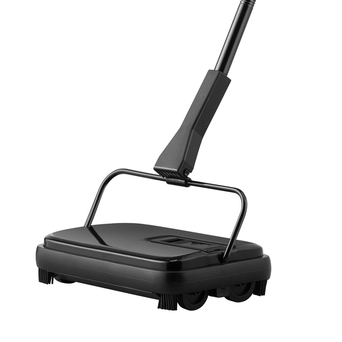 carpet sweeper, 7.87 in sweeping paths, floor sweeper manual non electric, 300 ml dustbin capacity with comb for home office rugs hardwood surfaces wood floors laminate, cleans dust pet hair