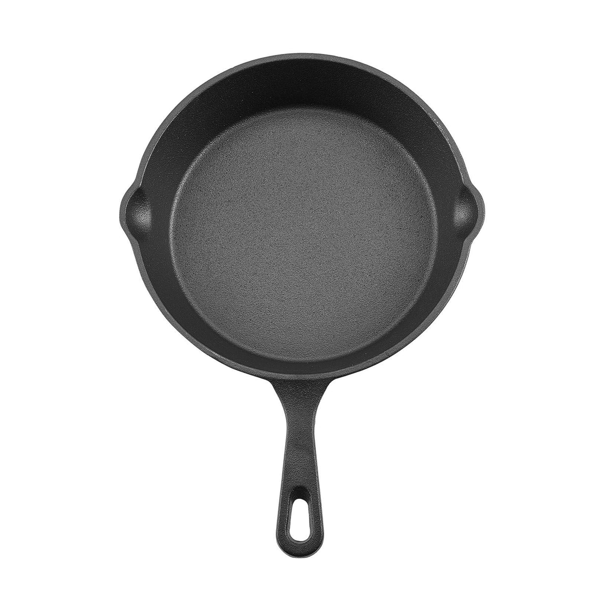 cast iron skillet, 3-piece frying pan set (6, 8, 10 in), heavy-duty skillets with heat-resistant handle, pre-seasoned chef's pan, kitchen cookware, for oven, gas, electrical, induc