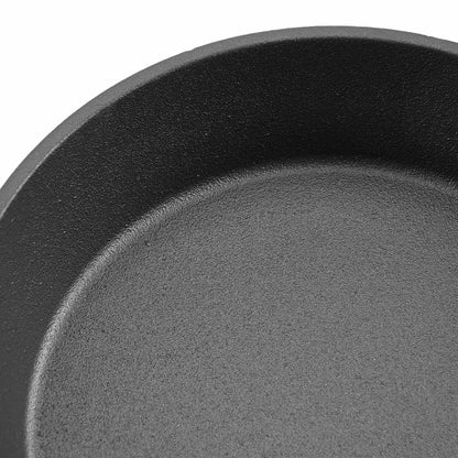Cast Iron Skillet, 3-Piece Frying Pan Set (6, 8, 10 in), Heavy-Duty Skillets with Heat-Resistant Handle, Pre-Seasoned Chef's Pan, Kitchen Cookware, for Oven, Gas, Electrical, Induc