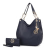 Navy / Vegan Leather