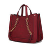 Red / Vegan Leather