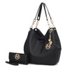 Black / Vegan Leather