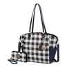 Navy / Vegan Leather
