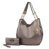 Pewter / Vegan Leather