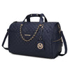 Navy / Vegan Leather